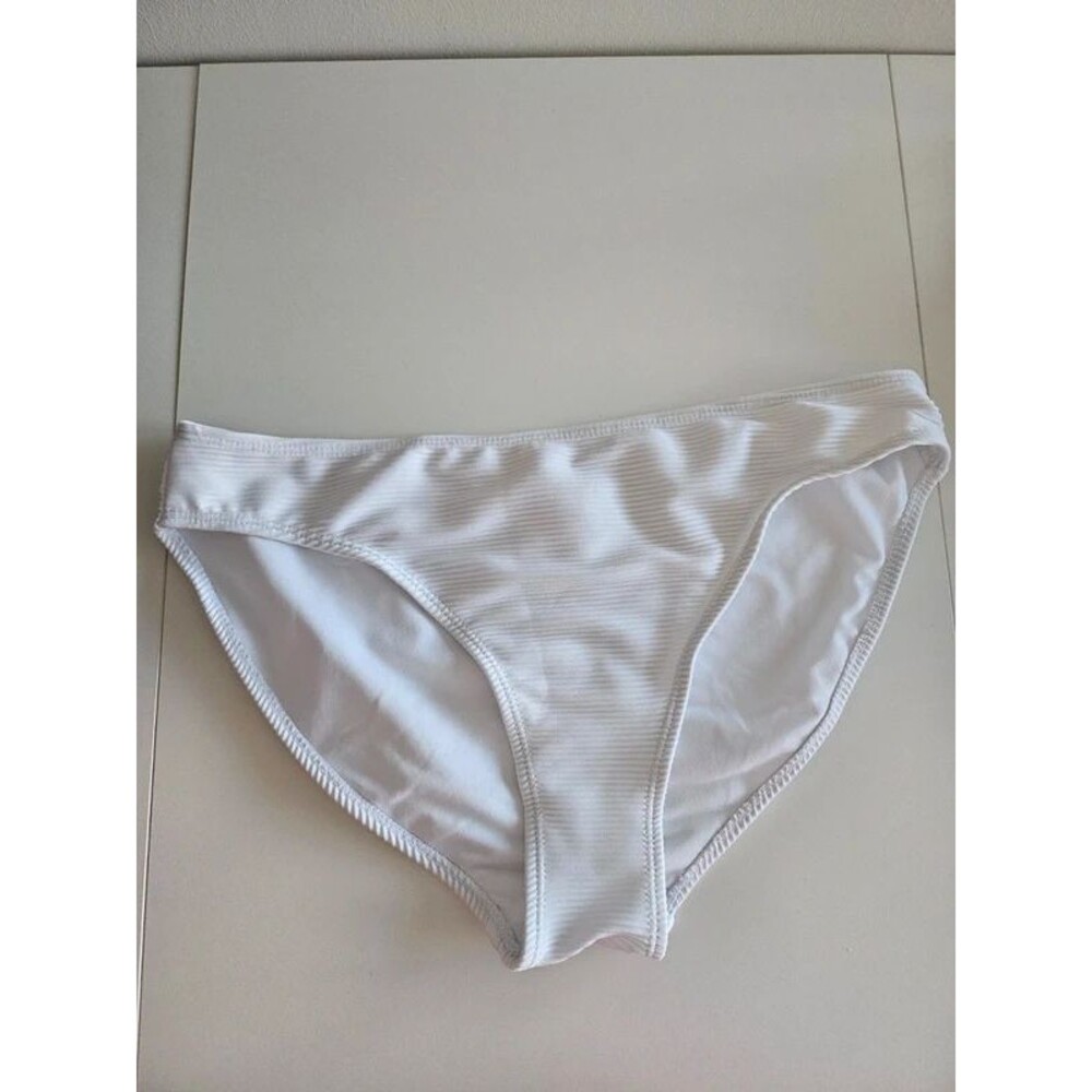 New White Bikini Bottoms Size Large
